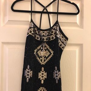 Sequence black dressy cami